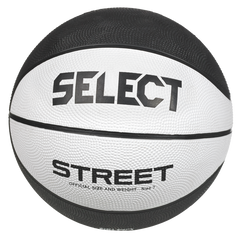 М'яч баскетбольний Select BASKETBALL STREET v23 біло-чорний Уні 5 00000022188