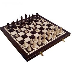 Шахи MADON Набір №4: шахи, шашки, нарди коричневий, бежевий Уні 41х41см артMD141 00000021793