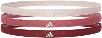 Пов'язки на голову Adidas Hairbands 3pk бордовий, рожевий, бежевий Жін One Size 00000035654