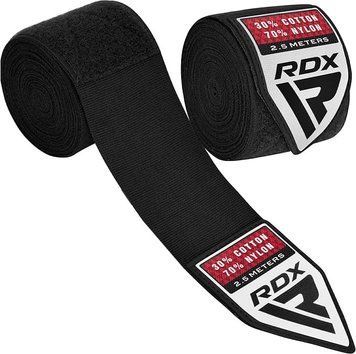 Бинты RDX HAND WRAPS 2.5 METER черный 2,5м HWJ-RB