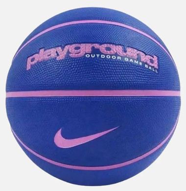 мяч баскетбольный Nike EVERYDAY PLAYGROUND 8P GRAPHIC DEFLATED синий, розовый Уни 7 00000029782