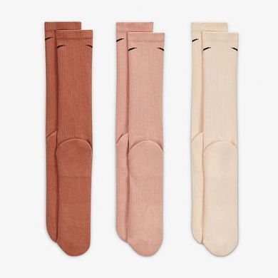 Шкарпетки Nike U NK EVERYDAY PLUS CUSH CREW бежевий, коричневий Чол  SX6888-914