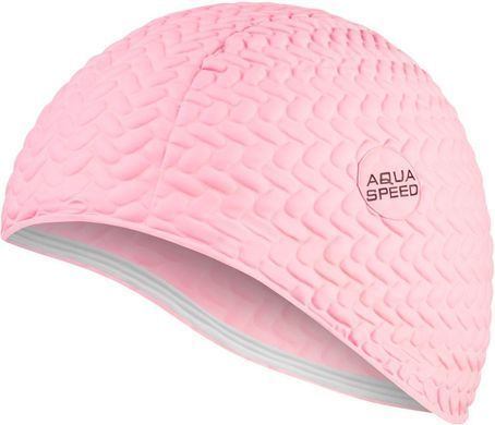 Шапка для плавання Aqua Speed BOMBASTIC TIC-TAC 5716 пастельно-рожевий Жін OSFM 117-03