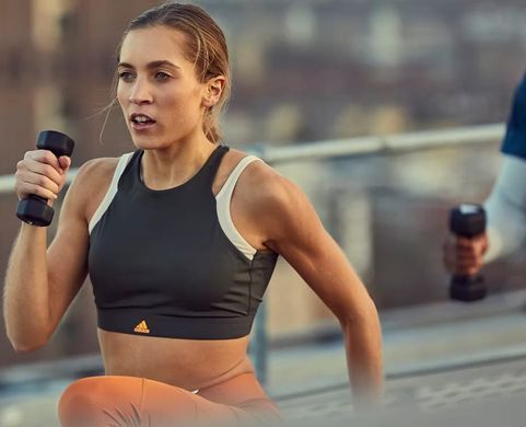 Гантелі Adidas Dumbbells чорний 3 кг ADWT-11405-NL