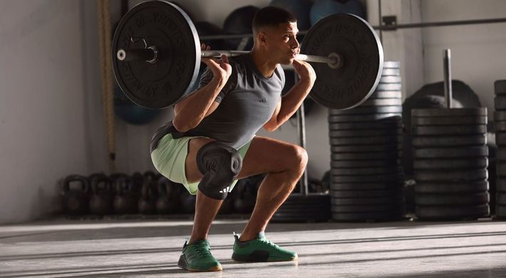 Фіксатор коліна Adidas Aeroready Knee Support чорний L ADSU-14112