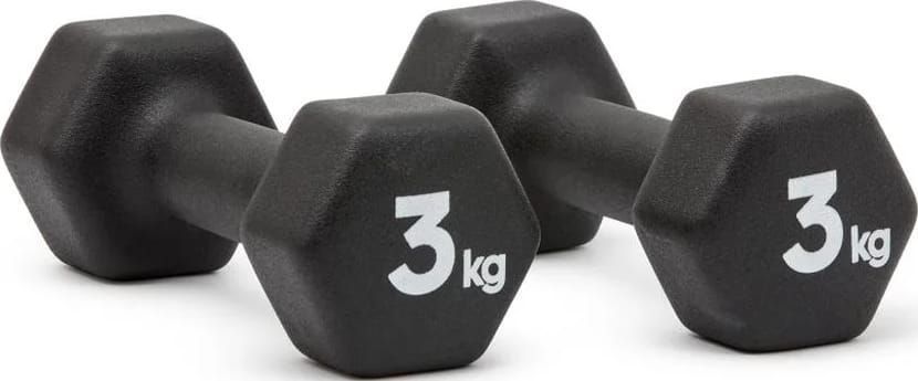 Гантелі Adidas Dumbbells чорний 3 кг ADWT-11405-NL