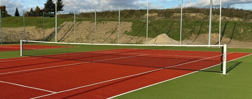 Професійна сітка для великого тенісу Romi Sport  3мм.(PE), комірка 5х5 см (Польща) TEN-ZIE-S-001 TEN-ZIE-S-001