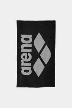 Рушник Arena POOL SOFT TOWEL чорно-сірий Уні 90x150 см 001993-550