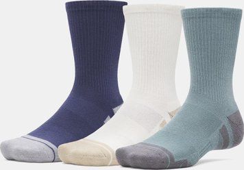 Шкарпетки Under Armour Performance Tech 3pk Crew синій, бежевий, бірюзовий 1379512-587