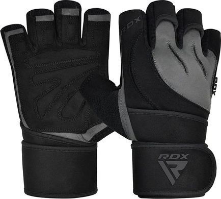 Тренировочные перчатки RDX GYM GLOVES MICRO черный, серый S (WGM-L4G) 00000041889