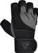 Тренировочные перчатки RDX GYM GLOVES MICRO черный, серый S 00000041889 фото 1