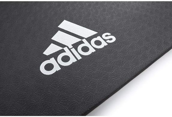 Килимок для йоги Adidas Yoga Mat чорний Уні 176 х 61 х 0,8 см 00000026175