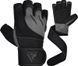 Тренировочные перчатки RDX GYM GLOVES MICRO черный, серый S 00000041889 фото 5