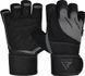 Тренировочные перчатки RDX GYM GLOVES MICRO черный, серый S 00000041889 фото 4