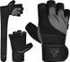Тренировочные перчатки RDX GYM GLOVES MICRO черный, серый S 00000041889 фото 2