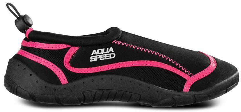 Аквашузи Aqua Speed AQUA SHOE MODEL 28D 9561 чорний, малиновий Уні 36 704-19