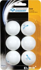 М'ячі для настільного тенісу Donic-Schildkrot Jade ball (blister card) (6) 618371S