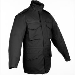 Куртка тактична Brotherhood M65 чорний демісезонна з пропиткою BH-U-JМ65-B-44-170