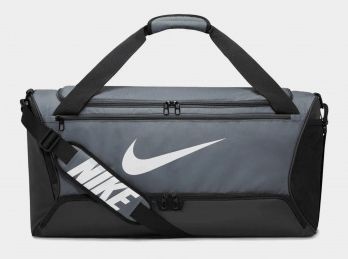 Сумка Nike NK BRSLA M DUFF – 9.5 60L серый, черный Уни 63,5х30,5х30,5 см 00000020527