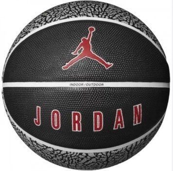 М'яч баскетбольний Nike JORDAN PLAYGROUND 2.0 8P DEFLATED WOLF GREY/BLACK/WHITE/VARSITY RED size 7 J.100.8255.055.07