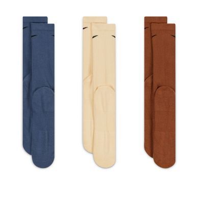 Шкарпетки Nike U NK EVERYDAY PLUS CUSH CREW синій, коричневий, бежевий Уні SX6888-962