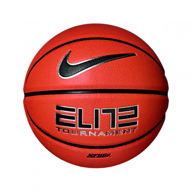 М'яч баскетбольний Nike ELITE TOURNAMENT 8P DEFLATED AMBER/BLACK/META янтарний Уні 7 00000015023