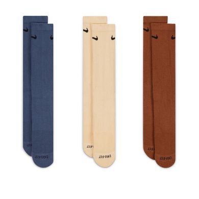 Шкарпетки Nike U NK EVERYDAY PLUS CUSH CREW синій, коричневий, бежевий Уні SX6888-962