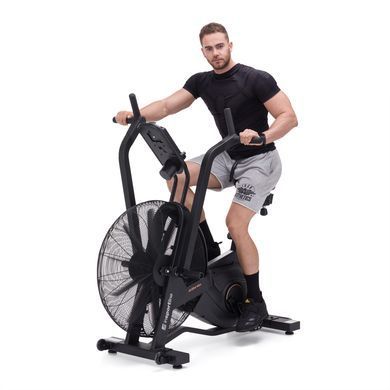 Велотренажер воздушный inSPORTline AirBike Max, черный 26509