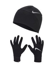 Набір: шапка, рукавички Nike W ESSENTIAL HAT AND GLOVE SET чорний Жін M/L 00000022060