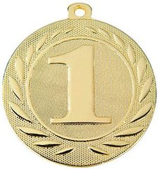 Медаль 1 місце золото d 50мм арт М1-50 00000016685