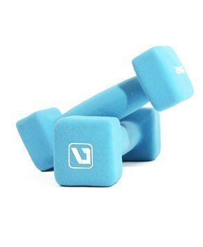 Гантелі неопренові пара LiveUp SQUARE HEAD DUMBBELL LS2002-SQ2