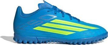 Сороконожки детские Adidas F50 CLUB TF J голубой, желтый 33 (1UK) 20 см JS1491