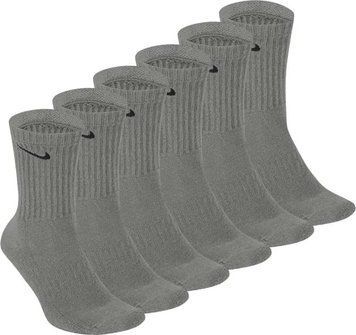Носки Nike U NK EVERYDAY CUSH CRW 6PR 132 серый 38-42 SX7666-064
