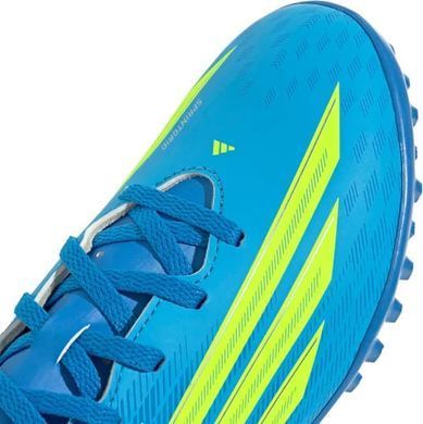Сороконожки детские Adidas F50 CLUB TF J голубой, желтый 33 (1UK) 20 см JS1491