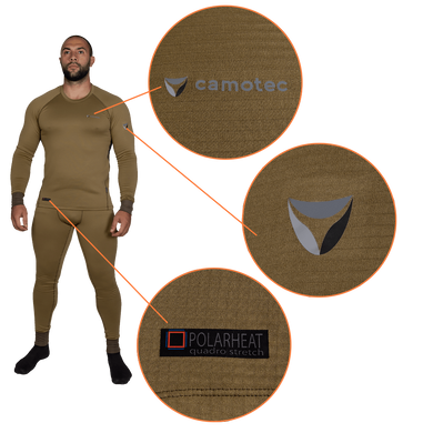 Термобелье Camotec Polarheat quadro stretch 3.0 (7295-XXXL) 7295-XXXL