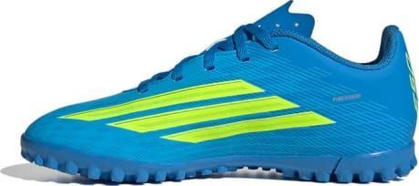 Сороконожки детские Adidas F50 CLUB TF J голубой, желтый 33 (1UK) 20 см JS1491