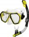Набір маска і трубка Aqua Speed Blaze + Borneo 60320 жовтий, чорний Уні OSFM 00000027773 фото 1