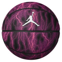 М'яч баскетбольний Nike JORDAN BASKETBALL 8P ENERGY DEFLATED буряковий, чорний, білий Уні 7 00000029786