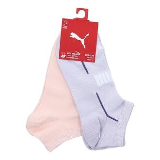 Шкарпетки Puma GIRLS MESH SNEAKER 2P фіолетовий, персиковий Діт 35-38 00000009531