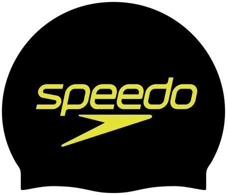 Шапка для плавання Speedo SLOGAN PRT CAP AU/AF/AM чорний Уні One Size 8-0838509951