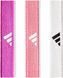 Повязки на голову Adidas Hairbands 3pk розовый, фиолетовый, белый Жен One Size ADAC-16198 фото 2