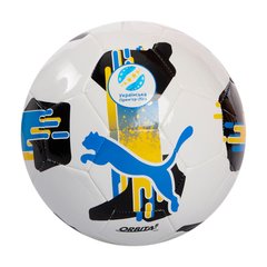 М'яч футбольний Puma Orbita UPL (MS) білий, чорний, жовтий, блакитний Уні 5 00000032383