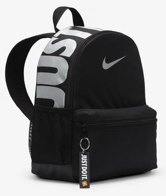 Рюкзак Nike Y NK BRSLA JDI MINI BKPK 11L черный дет 33x25.5x12.5 см 00000029681