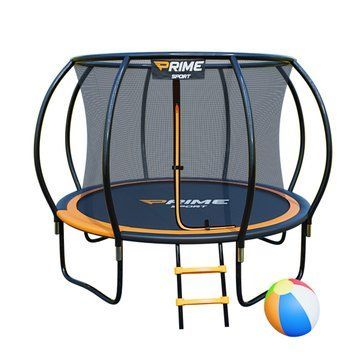 Батут PRIME SPORT INSIDE TITANPRO з внутрішньою сіткою 10 футів оранжевий PS305