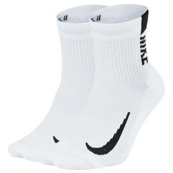 Шкарпетки Nike U NK MLTPLIER ANKLE 2PR білий Уні SX7556-100