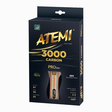 Ракетка для настольного тенниса Atemi 3000 PRO Carbon ECO-Line A3000PL