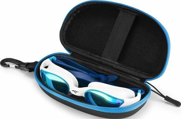 Окуляри для плавання Aqua Speed VORTEX MIRROR+CASE 8897 білий, синій, блакитний One Size 230-51