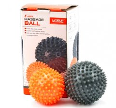 Набір масажних м'ячиків 2 шт LiveUp MASSAGE BALL LS3302