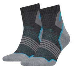Шкарпетки Head HIKING QUARTER 2P UNISEX сірий, синій Уні 35-38 00000022721