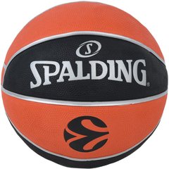 М'яч баскетбольний Spalding Euroleague varsity TF-150 помаранчевий, чорний Уні 6 арт 84507Z 00000023013
